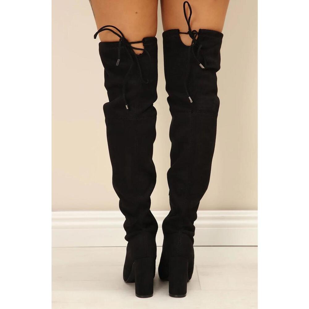 High Rise Heel - Black